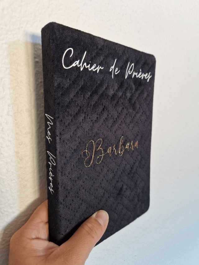 Cahier de Prières - Prénom à personnaliser 