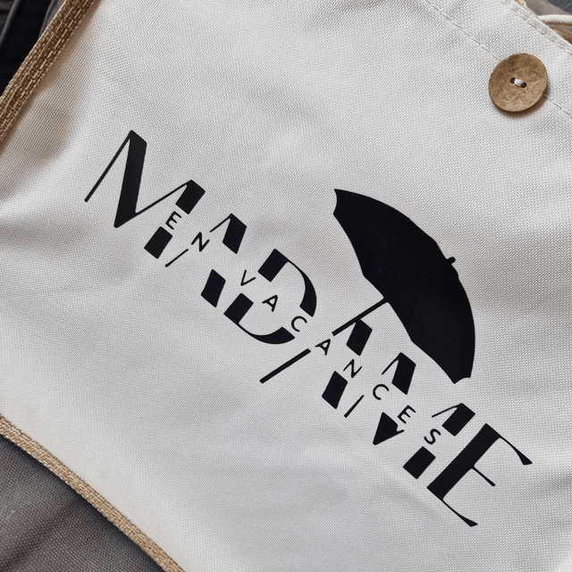 Sac en jute - Madame en vacances