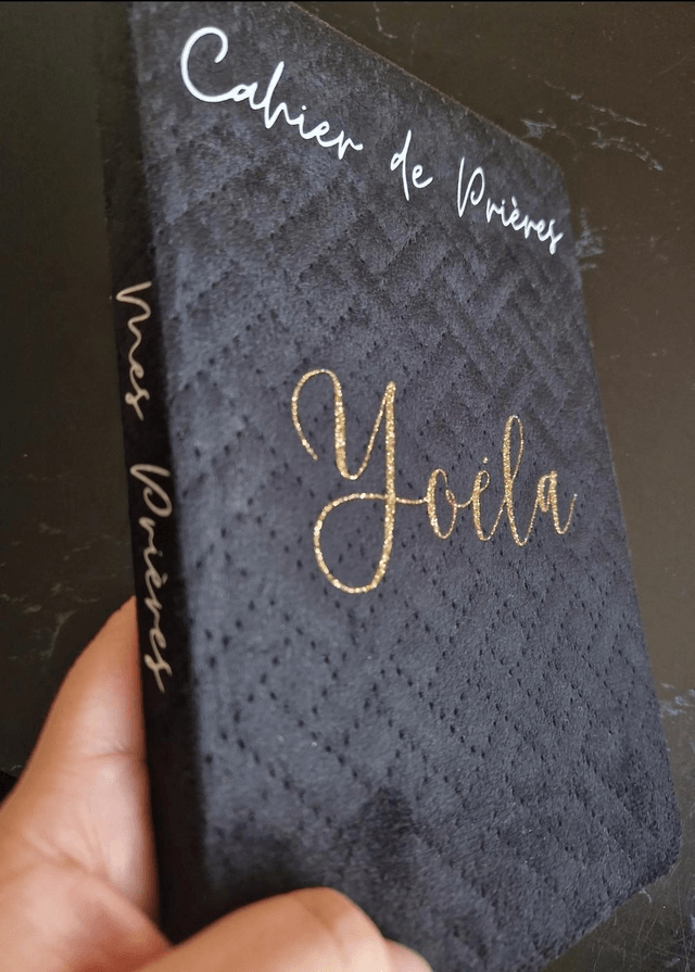 Cahier de Prières - Prénom à personnaliser 